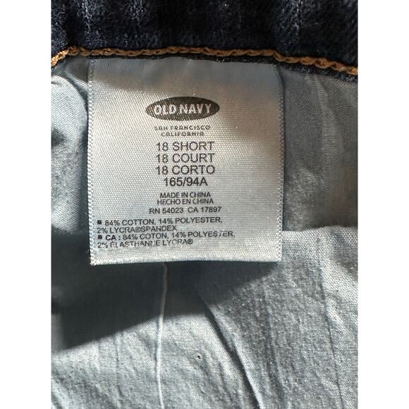 Old Navy Jeans Womens 18 Petite The Sweetheart Skinny Dark Wash Casual Normcore - Picture 4 of 8